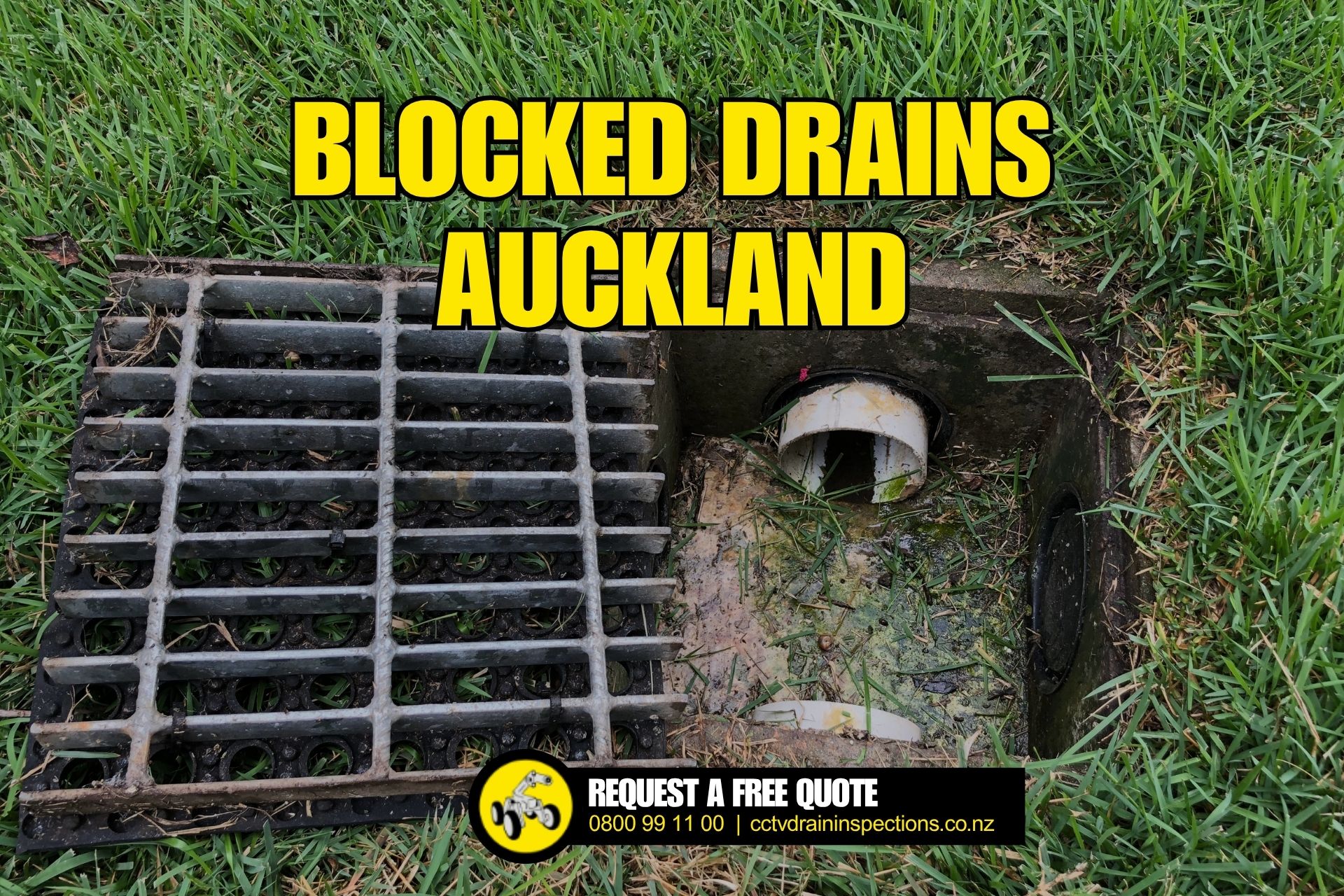 Blocked drains in Auckland? CCTV Drain Inspections is here to help!