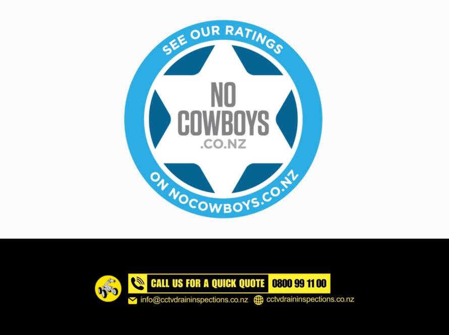 CCTV drain inspection camera being used on an Auckland residential property