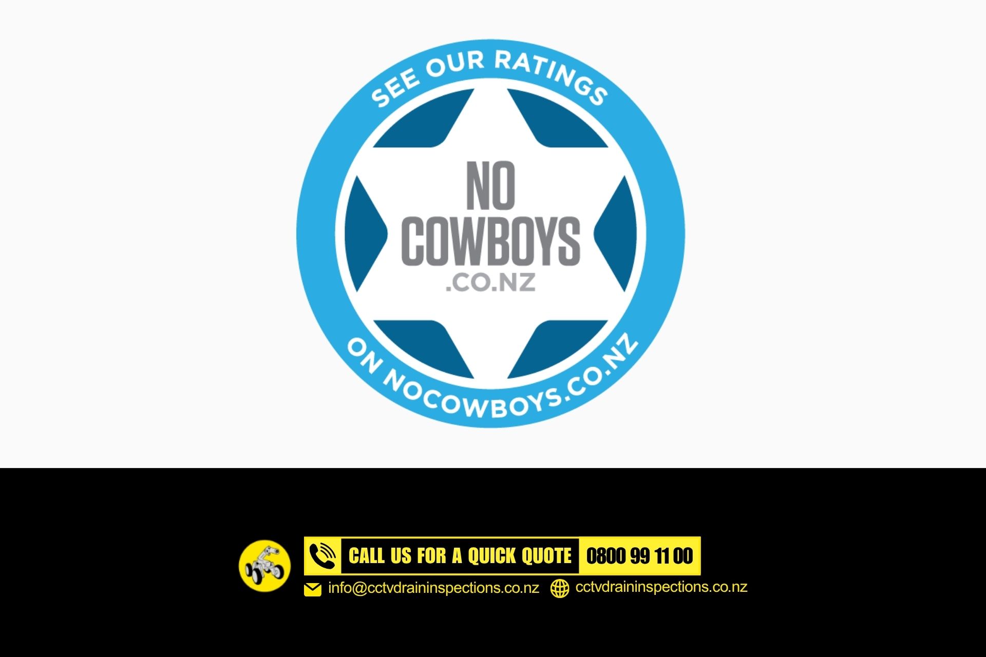 CCTV drain inspection camera being used on an Auckland residential property